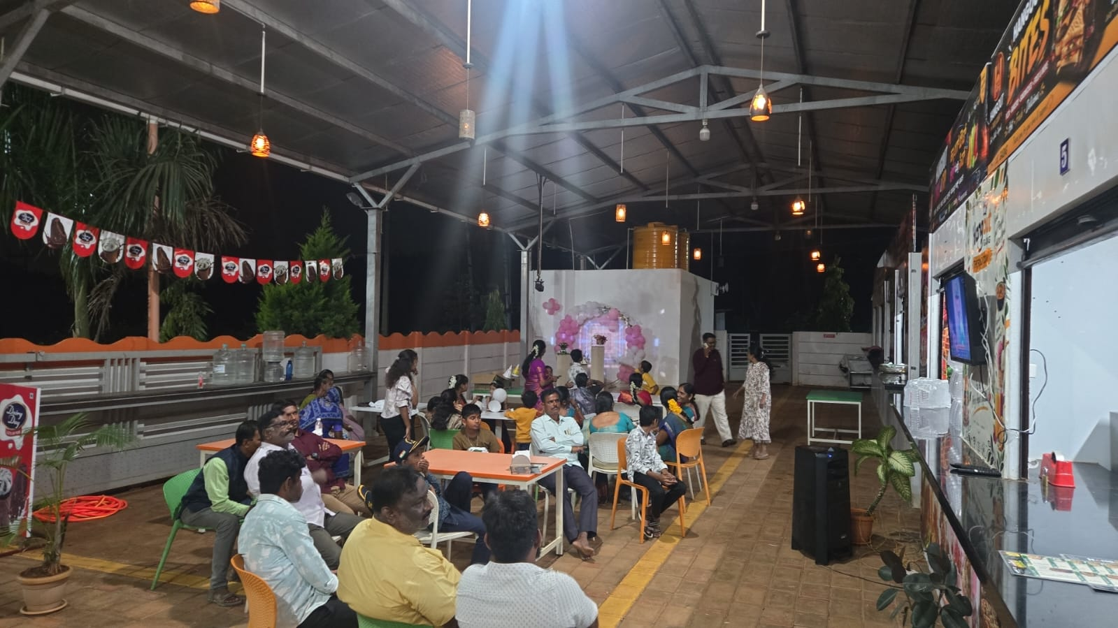 Guests enjoying Hangout Gadag
